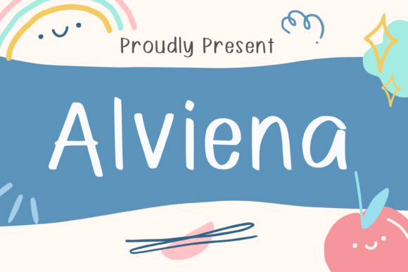 Alviena: A Sweet Display Font for Creative Campaigns