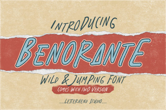 Benorante: A Playful Font for Authentic Branding