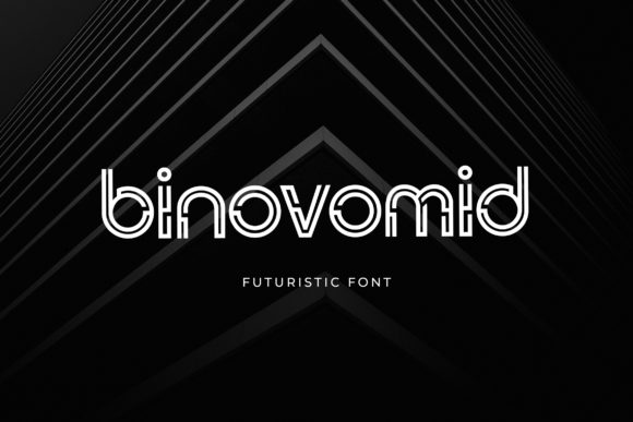 Binovomid Display Font for Modern Web Design