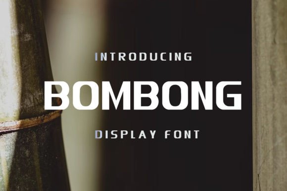 Bombong Font: A Bold Display Font for Creative Projects