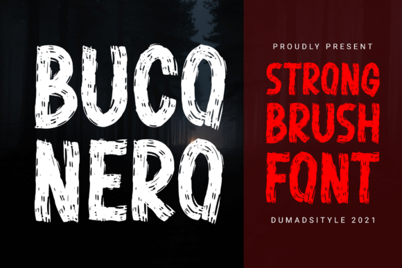 Buco Nero: A Bold Display Font for Impactful Branding