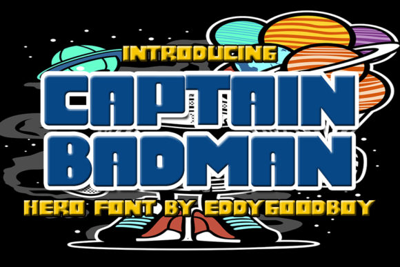 Captain Badman Font for Bold Web Design