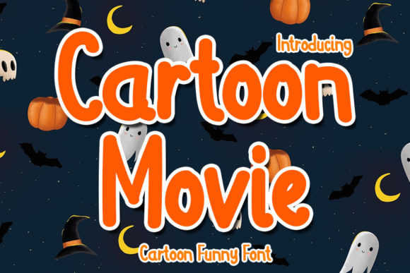 Cartoon Movie Display Font for Creative Publishing