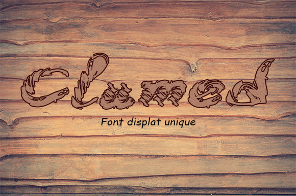 Clumed Font for Personalized Editorial Design