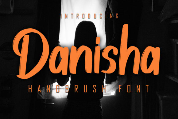 Danisha: A Playful Brushed Display Font for Handmade Creations