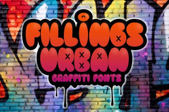 Fillings Urban: A Trendy Display Font for Creative Makers