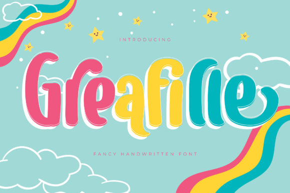 Greafille: A Trendy Display Font for Bold Editorial Designs