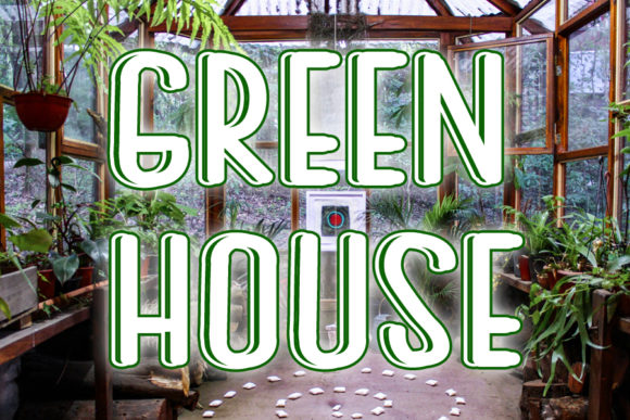 Green House: A Bold Font for Business Branding