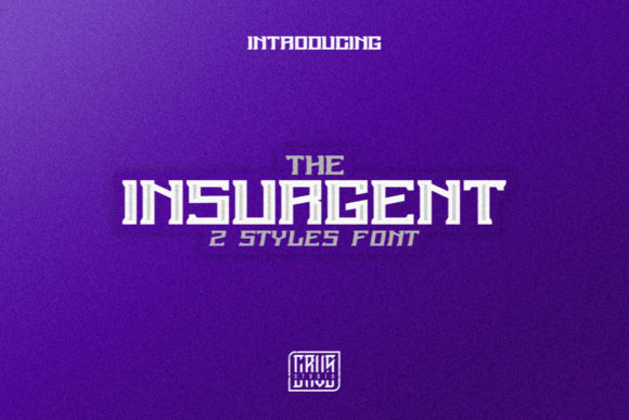Insurgent Font for Bold Branding and Eye-Catching Designs