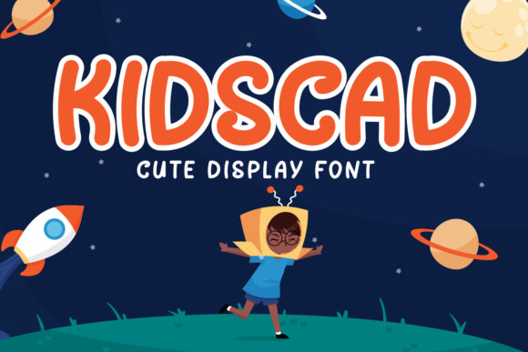 Kidscad: A Playful Display Font for Branding That Speaks to Kids and More