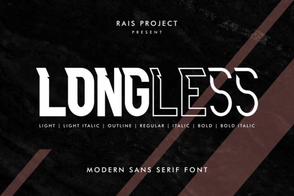 Longless: A Bold Display Font for Modern Editorial Design