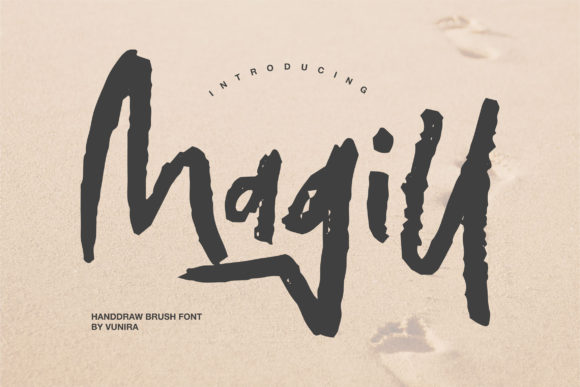 Magill: A Textured Display Font That Elevates Handmade Creations