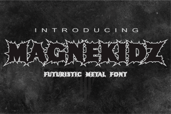 Magnekidz: A Spooky Display Font for Bold Branding