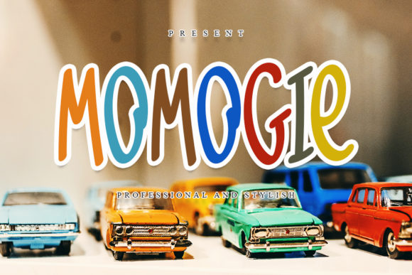Momogie Font for Playful Branding and Display Needs