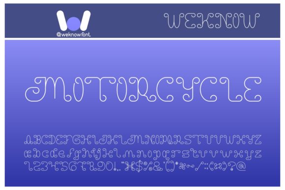 Motorcycle Font for Professional Branding and Creative Design