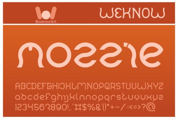 Mozzie Display Font for Creative Projects