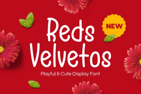 Reds Velvetos: A Jolly Display Font for Playful Branding