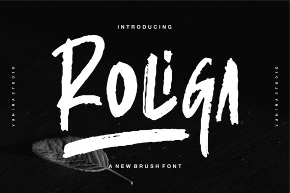 Roliga: A Bold Display Font for Handmade Creations