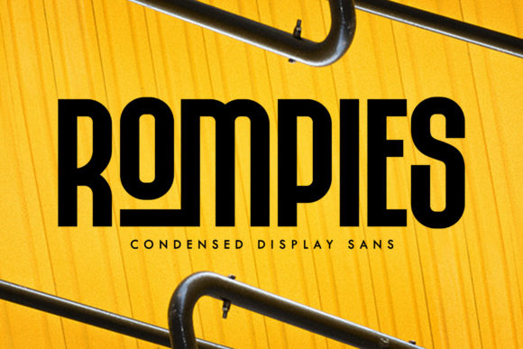 Rompies: A Bold Display Font for High-Impact Campaigns