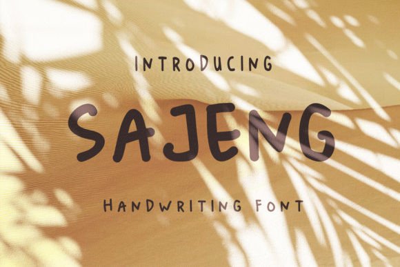 Sajeng: A Display Font Inspired by Java’s Natural Beauty
