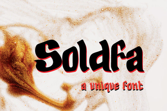 Soldfa: A Display Font That Elevates Digital Branding