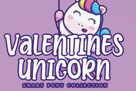 Valentines Unicorn Font for Bold Digital Branding