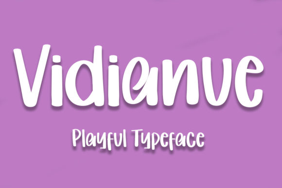 Vidianue: A Playful Display Font for Social Media and Creative Projects