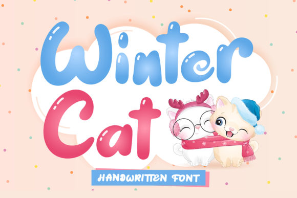 Winter Cat Font for Joyful Branding and Eye-Catching Campaigns